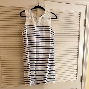 J. Crew White Eyelet Dress